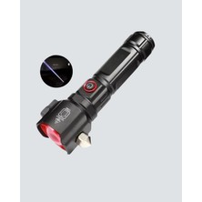 Store Mania Ieg™ Acil Durum El Feneri Çekiç ve Pusula Özellikli Güçlü Işık