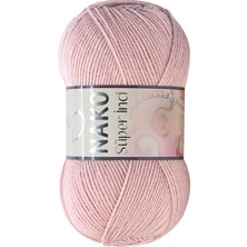 Store Mania Ieg™ 1 Adet Süper Inci El Örgü Ipi 100 gr Pembemsi Pudra 10275