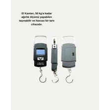 Store Mania Ieg™ Dijital El Kantarı – 50 kg Taşıma Kapasiteli, Taşınabilir Hassas Tartı