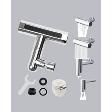 Store Mania Ieg™ 4 Fonksiyonlu Musluk Başlığı 360 Derece Dönebilen ve Su Tasarruflu