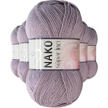 Store Mania Ieg™ 5 Adet Süper Inci El Örgü Ipi 100 gr Üzüm Suyu 10155