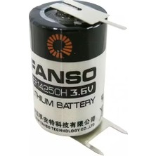 Store Mania Ieg™ ER14250H 3.6V 1/2AA Kısa Lityum Pil - 3 Pın