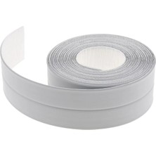 Store Mania Ieg™ Gri Su Sızdırmaz Bant Lavabo Küvet Kenar Bandı (3.2m)