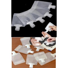 Store Mania Ieg™ 5 Adet Şeffaf Sıvı Kozmetik Çantaları Seyahat Losyon Şampuan Yüz Kremi El Sabunu Ambal