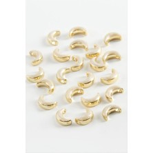 Store Mania Ieg™ Hilal Tek Kulp Mineli Bileklik ve Kolye Ucu Aparatı 1 Adet