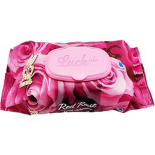 Store Mania Ieg™ Red Rose Islak Havlu Mendil 90 Adet Kapaklı Gül Kokulu