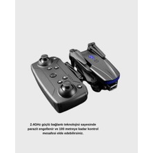 Store Mania Ieg™ 4K Kamera Özellikli Katlanabilir Drone Wi-Fi ve Yükseklik Sabitlemeli