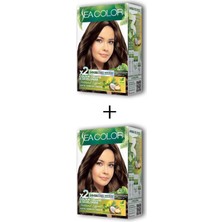 Store Mania Ieg™ 2x2 Tüp Krem Saç Boyası Seti Çikolata Kahve No:6.7