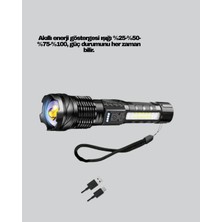 Store Mania Ieg™ Güçlü LED El Feneri Şarj Edilebilir Çok Modlu