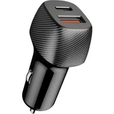 Store Mania Ieg™ Araç Içi Şarj Cihazı 38W Güç Kapasiteli Type-C Girişli Araba Çakmaklık