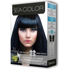 Store Mania Ieg™ 2 Tüp Krem Saç Boyası Seti Mavi Siyah No:1.1