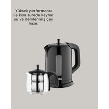 Store Mania Ieg™ Sıcak Tutma Özellikli 2’si 1 Arada Çay Makinesi ve Su Isıtıcı