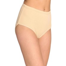 Store Mania Ieg™ Tutku Kadın Yüksek Bel Bato Kalın Lastik Külot Ten