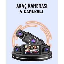 Store Mania Ieg™ 170° Geniş Açı 4 Kameralı Araç Kamerası Hareket Algılamalı