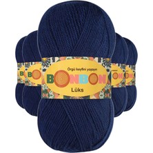 Store Mania Ieg™ 5 Adet Lüks Patik Ipi Yünü Lacivert 98244