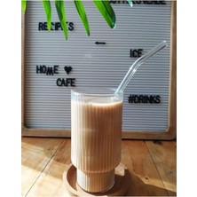 Store Mania Ieg™ 400 ml Isıya Dayanıklı Borosilikat Origami Stil Bardak - Borosilikat Bardak 1 Adet