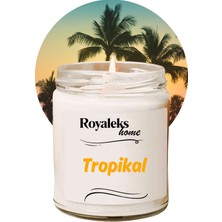 Store Mania Ieg™ Doğal Özel Seri Kokulu Dekoratif Kavanoz Mum 210 cc - Tropikal Esans - Ryl