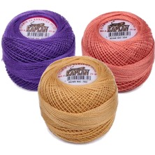 Store Mania Ieg™ 3 Adet Kaplan Etamin ve Kanaviçe Ipi 8 No Kod/renk: 495 - 350 - 783 - Ryl