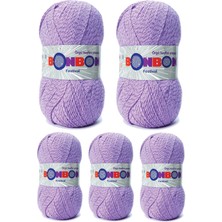 Store Mania Ieg™ 5 Adet Festival Simli Örgü Ipi Yünü Renk NO:205