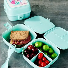 Store Mania Ieg™ Porky 4 Bölmeli Çatallı Beslenme Kabı - G400