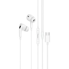 Store Mania Ieg™ Hoco M101 Pro Crystal Type-C Kulakiçi Mikrofonlu Kablolu KULAKLIK-(5775)