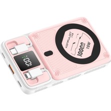 Store Mania Ieg™  M25W 10.000 Mah 20W Pd Magsafe Powerbank - Pembe