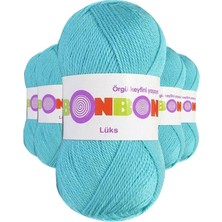 Store Mania Ieg™ 5 Adet Lüks Patik Ipi Yünü Turkuaz 98238