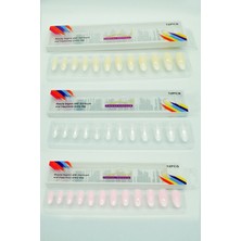 Store Mania Ieg™ 3 Renk Toplam 36 Adet Badem Tırnak Tak ve Çık Kendinden Yapışkanlı Takma Tırnak