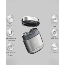 Store Mania Ieg™  Cb-S2 Tıraş Makinesi - Gümüş