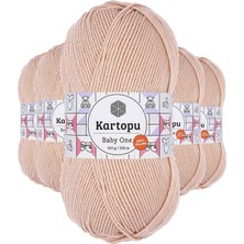 Store Mania Ieg™ 5 Adet Baby One Tüylenmeyen El Örgü Ipi Yünü Pudra K1873