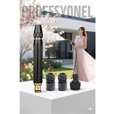 Store Mania Ieg™ Tazyik Arttıran Bahçe Yıkama Sulama Hortum Başlığı Seti  3 Musluk Adaptörlü Güçlü