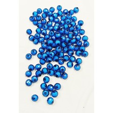 Store Mania Ieg™ Dünya Boncuk Içten Boncuklu Bileklik Çanta Boncuğu 10 mm 50 gr Mavi - BNC465