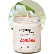 Store Mania Ieg™ Doğal Özel Seri Kokulu Dekoratif Kavanoz Mum 210 cc - Zambak Esansı - Ryl