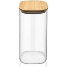 Store Mania Ieg™ Bambu Kapaklı Cam Kavanoz 65X90 ROYALEKS-KVN31