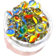 Store Mania Ieg™ 25 Adet Karışık Renk Cam Misket Bilye Oyuncak Cam Bilya Gülle