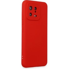 Store Mania Ieg™  Xiamoı Mi 13 Kılıf Nano Içi Kadife Silikon - Kırmızı