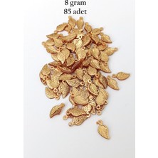 Store Mania Ieg™ Oya Abiye Bileklik Kolye Pleksi Metalik Plastik Pul Altın Renk 8 Gram 85 Adet - BNC486