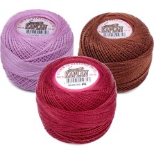 Store Mania Ieg™ 3 Adet Kaplan Etamin ve Kanaviçe Ipi 8 No Kod/renk: 717 - 400 - 816 - Ryl