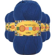 Store Mania Ieg™ 5 Adet Lüks Patik Ipi Yünü Saks Mavi 98488