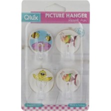 Store Mania Ieg™ Resimli Yapışkanlı 4 Lü Askı ROYALEKS-L638