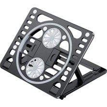 Store Mania Ieg™ Ally Ayarlanabilir Taban Çift Fanlı Tablet ve Laptop Soğutucu STAND-(5775)