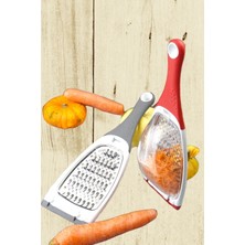 Store Mania Ieg™ Pratik Uzun Saplı Çift Yönlü Hazneli Rende Sarımsak ,zencefil ,meyve ve Sebze Öğütüc