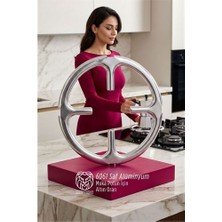 Store Mania Ieg™ Emily Rosewood Serisi Saf Alüminyum Moka Pot ve Cezve Ocak Küçültücü - Kamp Yardımcıs