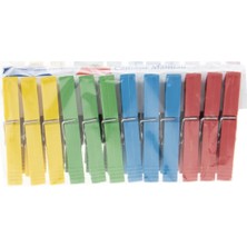 Store Mania Ieg™ Flamingo Çamaşır Mandalı Plastik Renkli 24LÜ Mandal