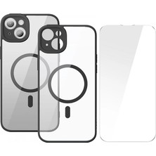 Store Mania Ieg™ Baseus Frame Series iPhone 14 6.1 Kamera Koruyuculu Magsafe Kılıf + Tempered Ekran Koruyucu