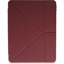 Store Mania Ieg™  Huawei Honor Pad 9 Kılıf Kalemlikli Mars Tablet Kılıfı - Mürdüm