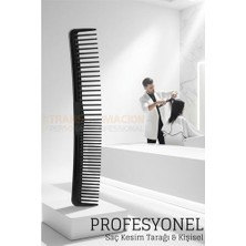 Store Mania Ieg™ Kuaför Saç Kesim Tarağı - Profesyonel Eğimli Tasarım Berber Kesim Tarağı