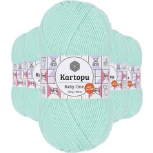 Store Mania Ieg™ 5 Adet Baby One Tüylenmeyen El Örgü Ipi Yünü Açık Yeşil K507