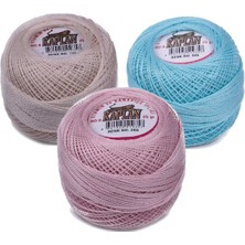 Store Mania Ieg™ 3 Adet Kaplan Etamin ve Kanaviçe Ipi 8 No Kod/renk: 745 - 345 - 203 - Ryl