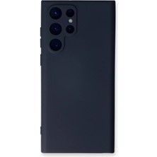 Store Mania Ieg™  Samsung Galaxy S23 Ultra Kılıf Nano Içi Kadife Silikon - Lacivert